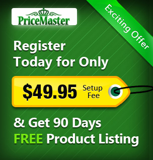 Price Master Merchant, free registration and listing for 90 days