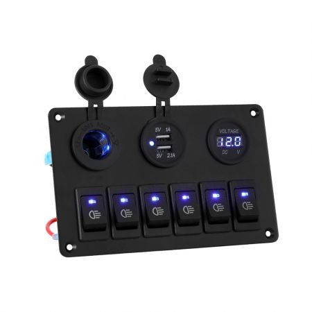 SWITCH-A-6-LED-BK