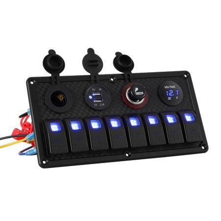 SWITCH-A-8-LED-BK